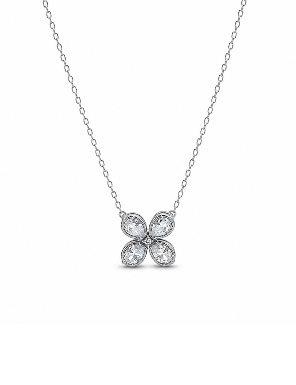 Lumière Four-Petal Necklace