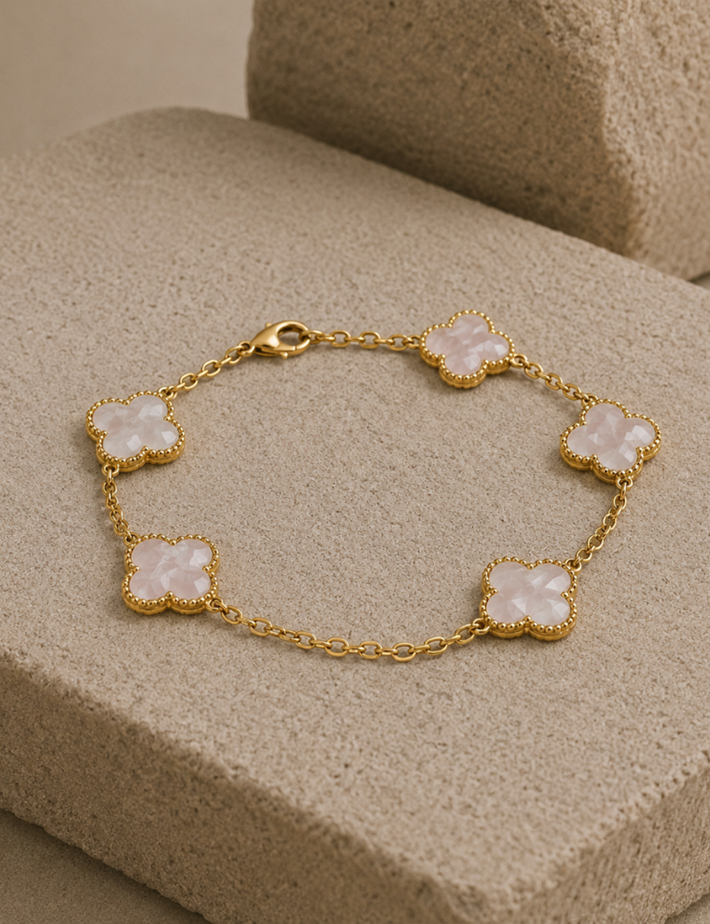 Ivory Clover Bracelet