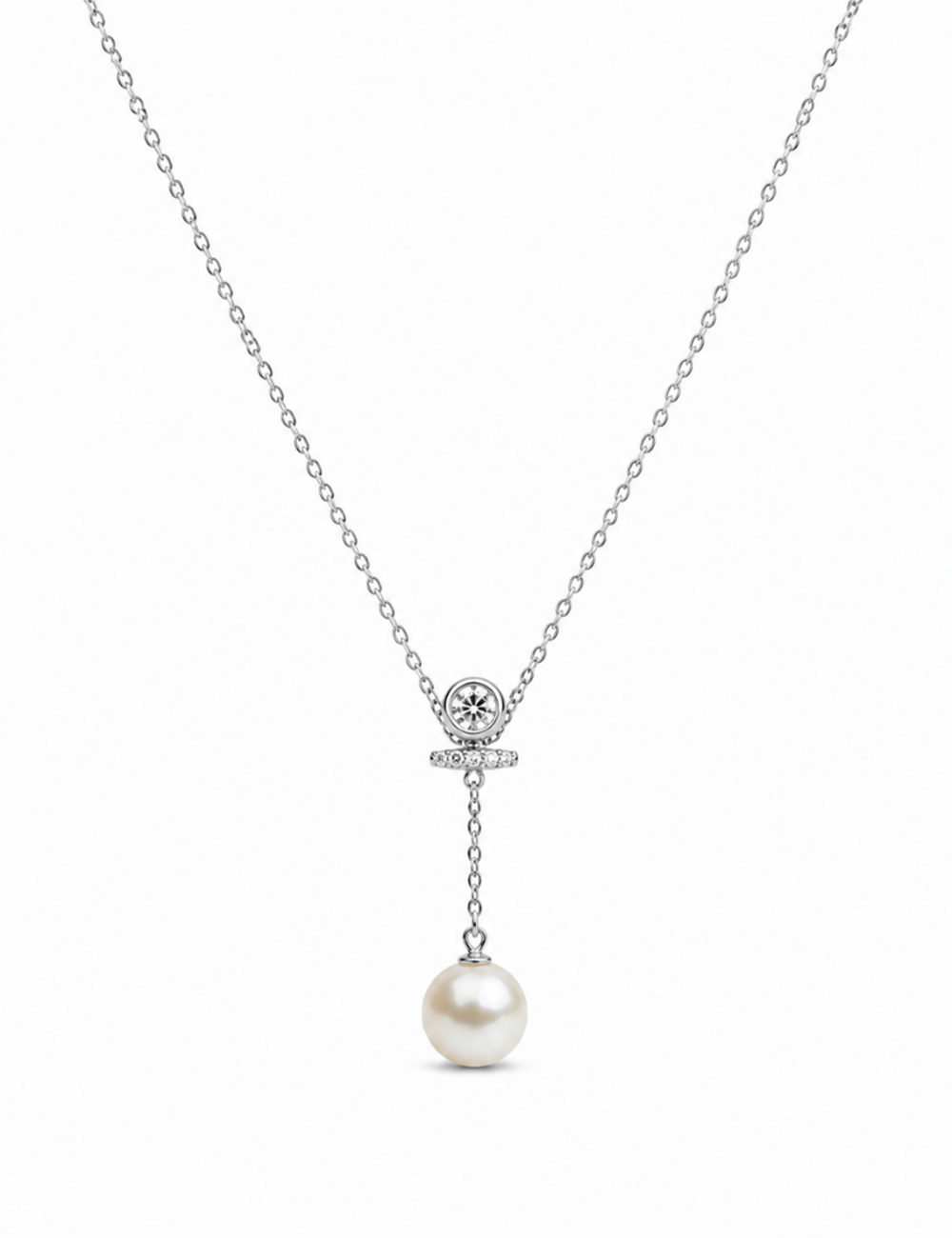 Opaline Crystal Pearl Necklace