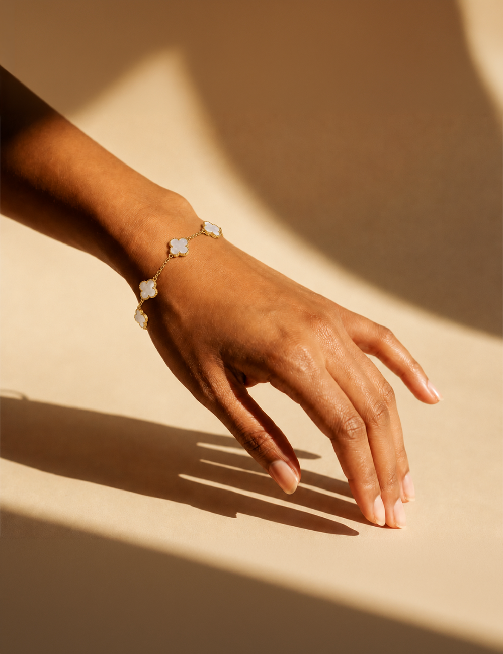 Ivory Clover Bracelet