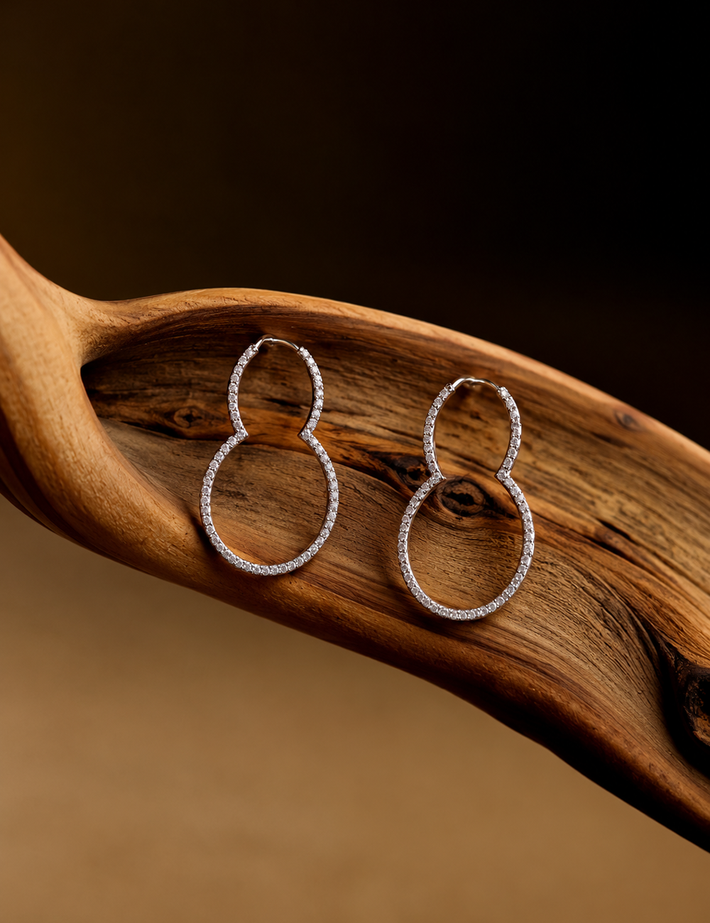 Celeste Infinity Sterling Silver Earrings