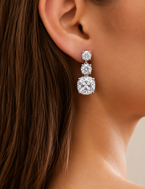 Aurelia Crystal Drop Earrings
