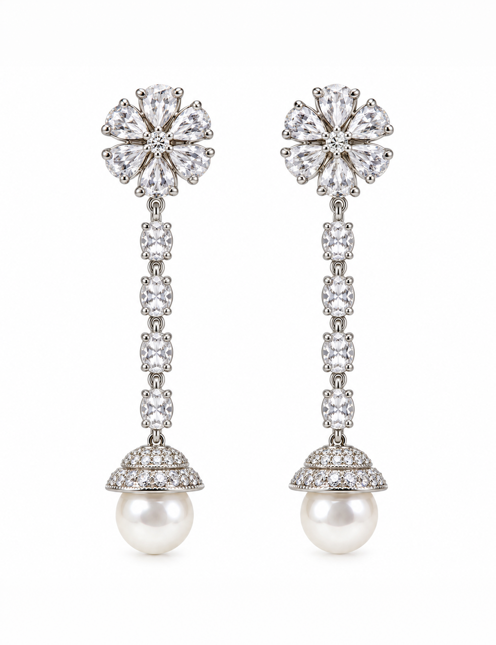 Celeste Pearl Drop Earrings